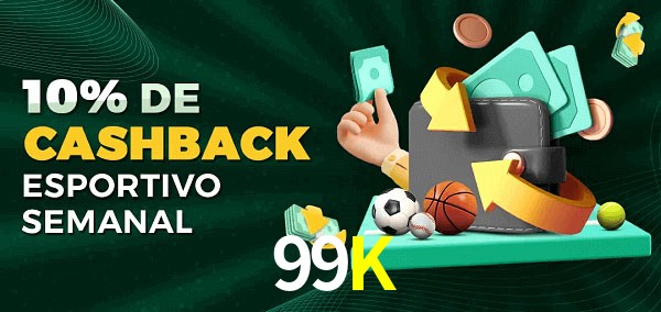 10% de bônus de cashback na 99K